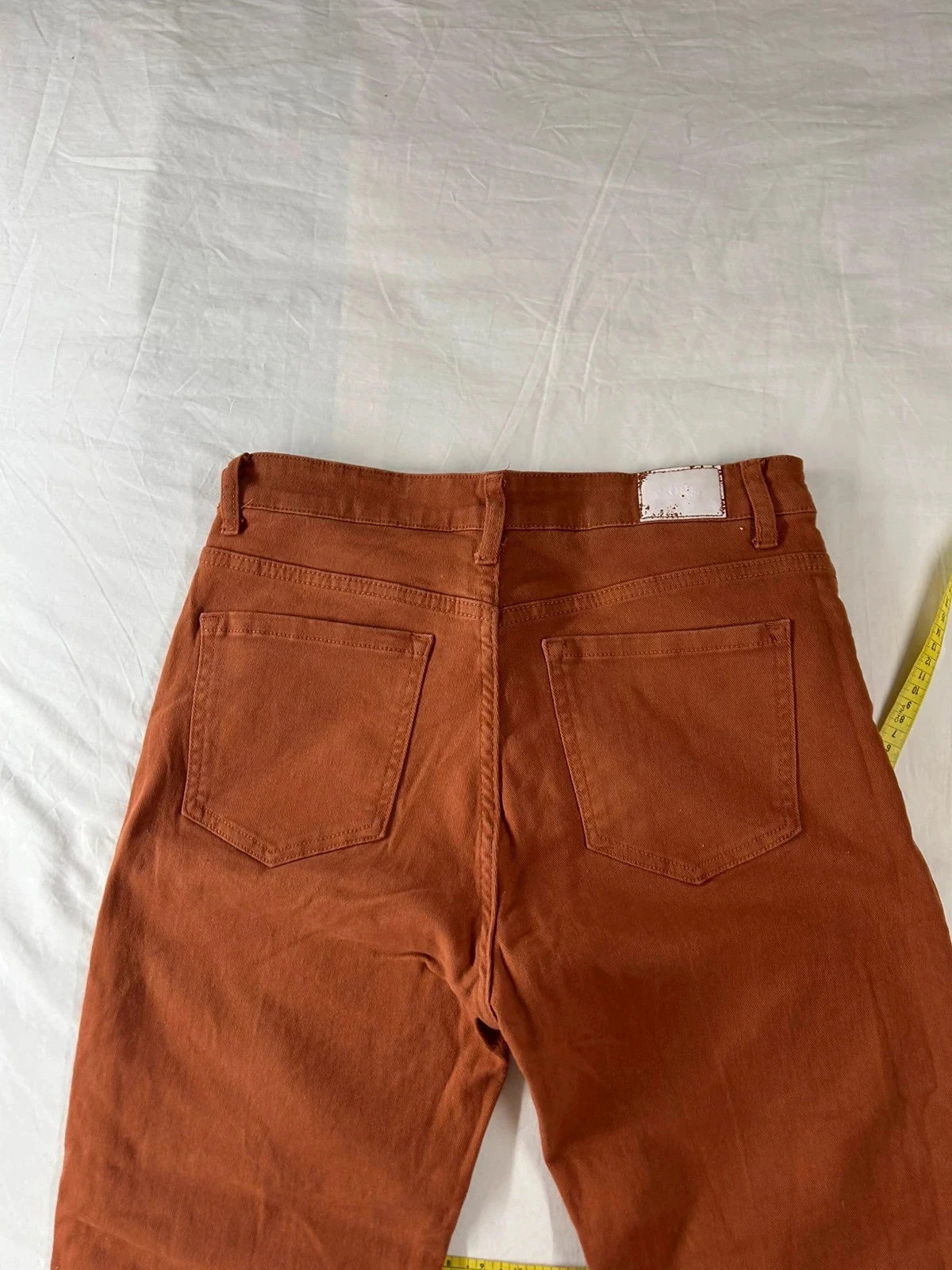 Brown orange high-waisted Voggo jeans – photo 12